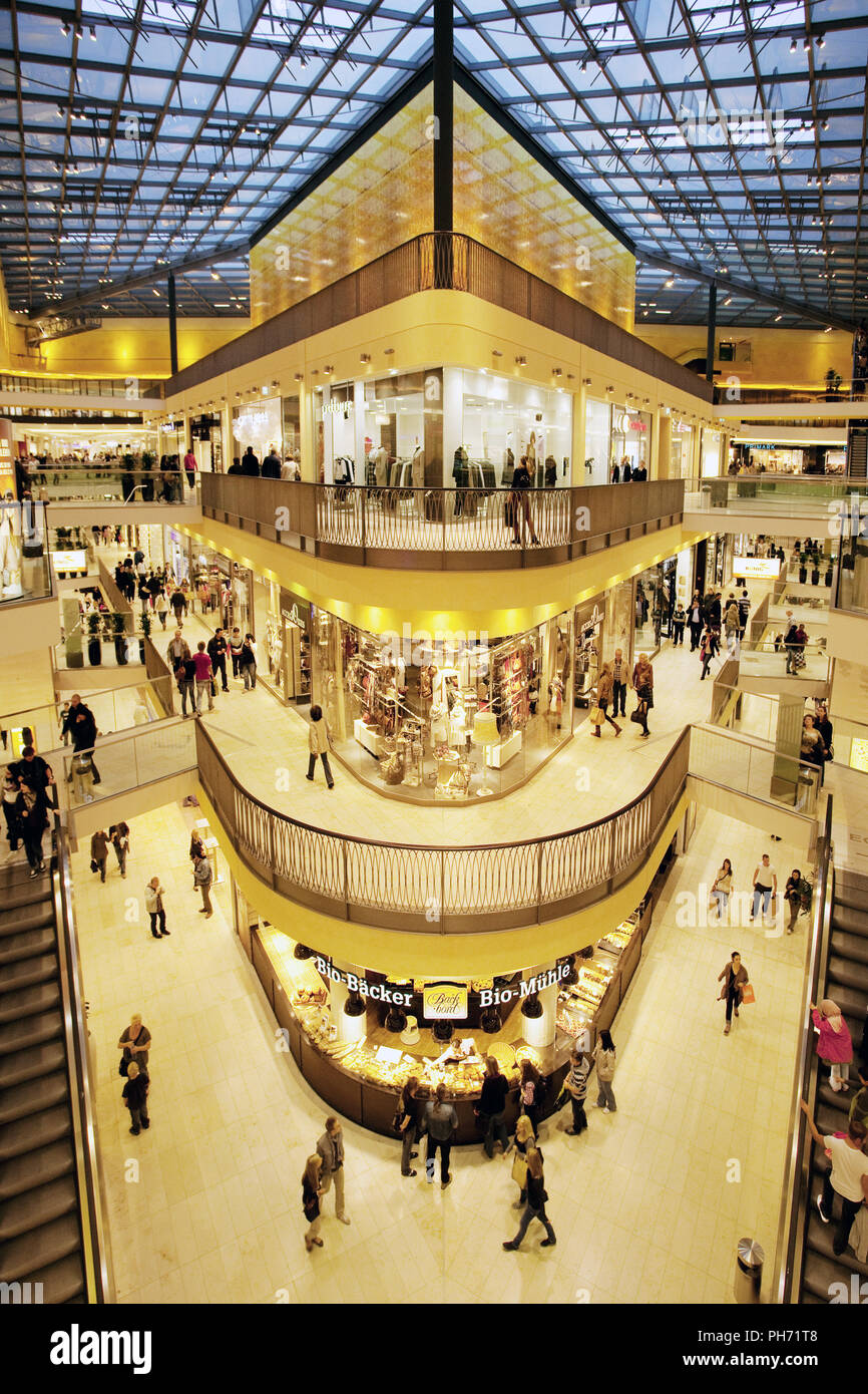 Shopping Center Thier Gallery, Dortmund, Germany. Stock Photo