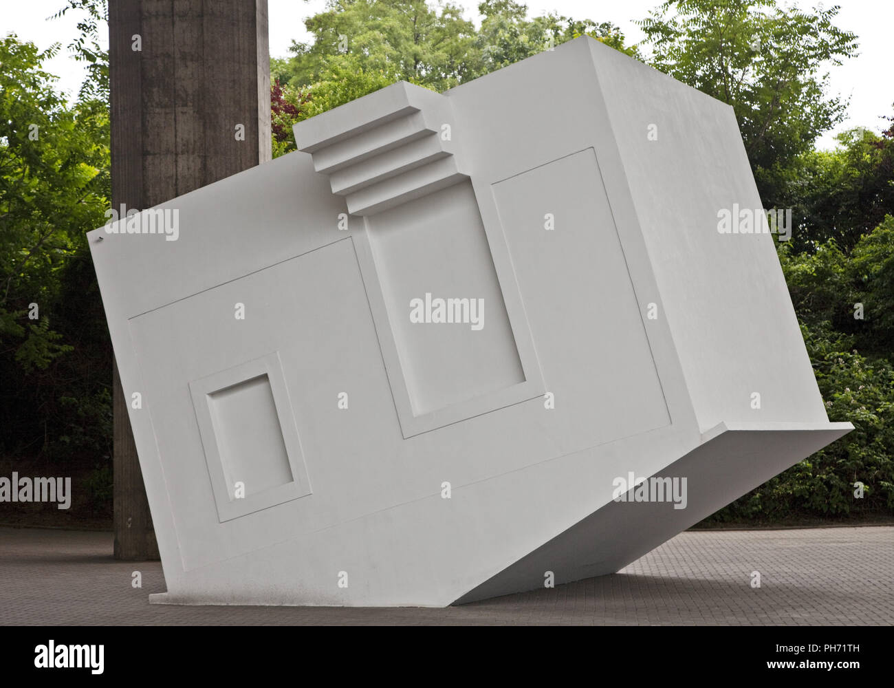 Artwork Vertigo, Emscherkunst, Duisburg, Germany. Stock Photo