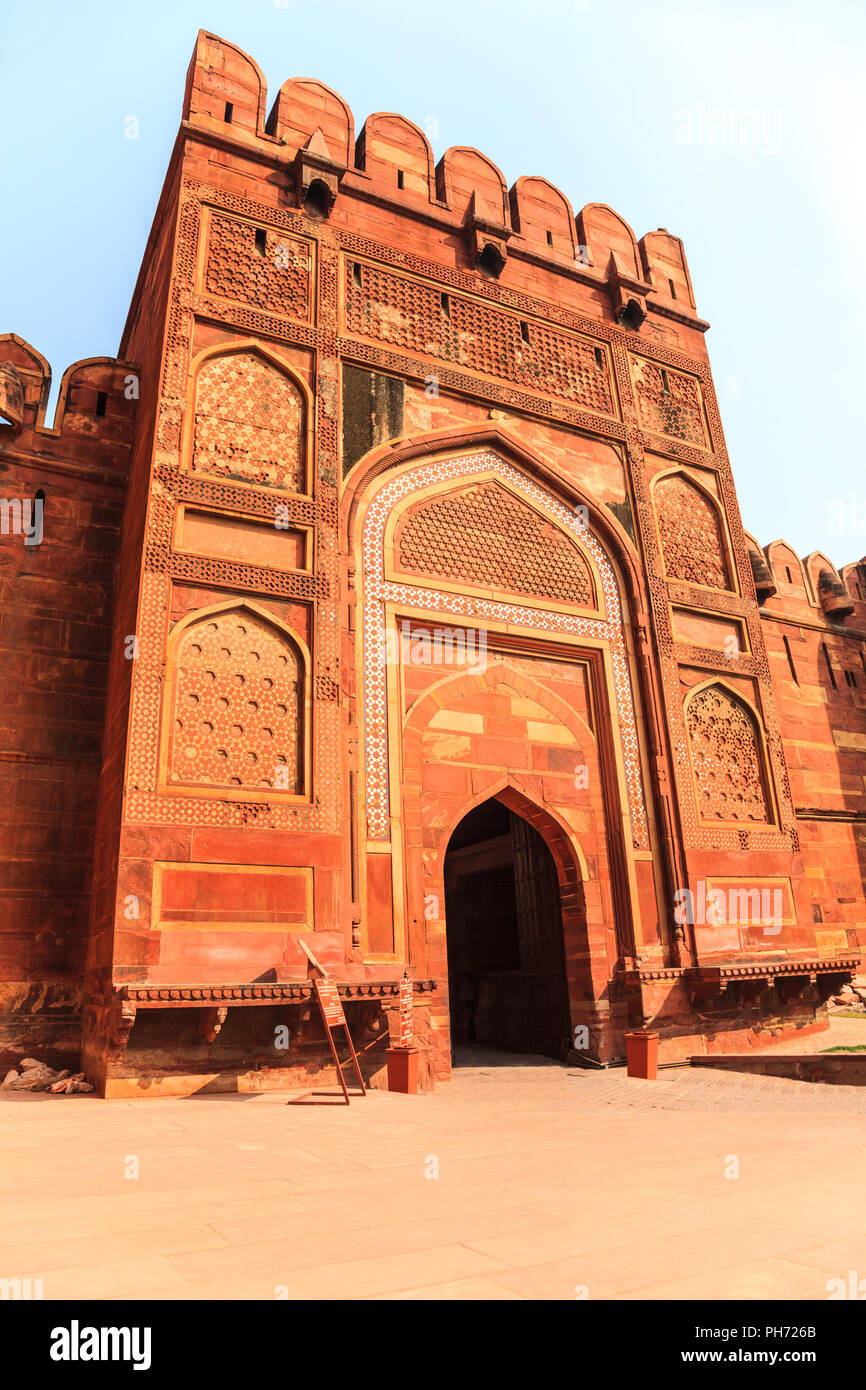Agra fort in india Stock Photo Alamy