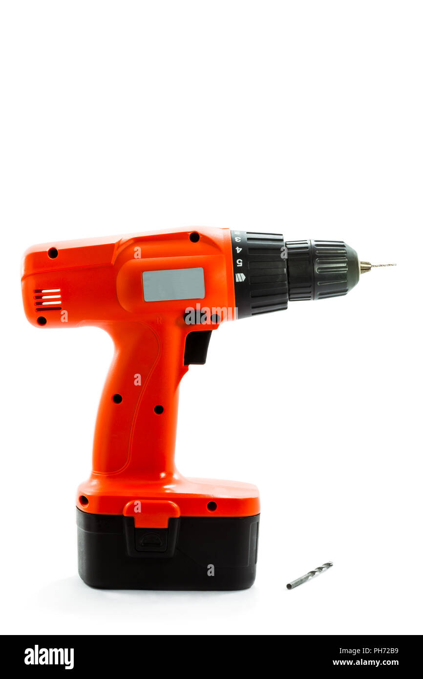 Cordless drill Stock Photo