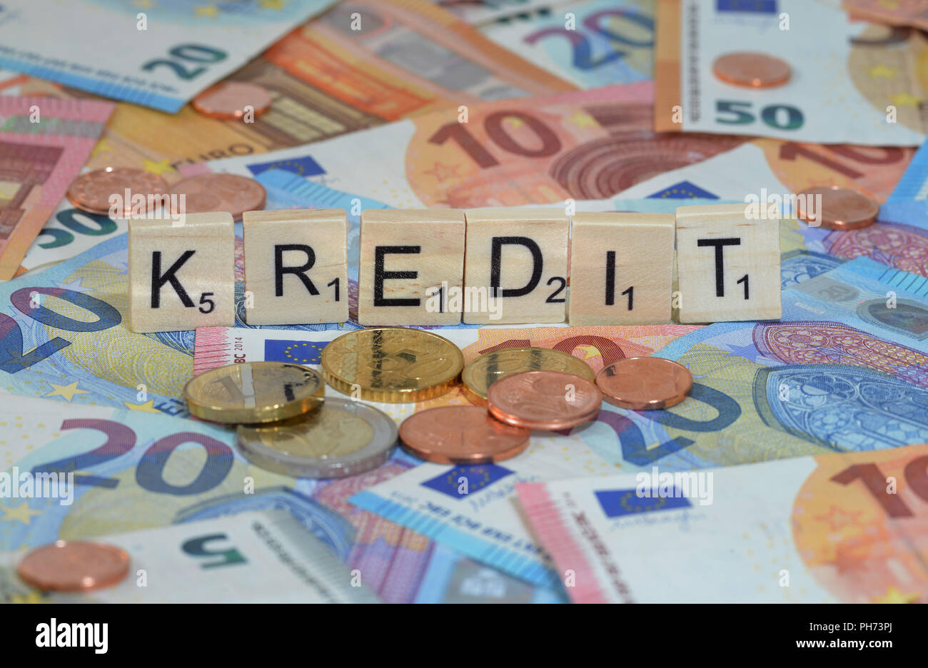 Symbolfoto Wirtschaftsbegriff Kredit Stock Photo Alamy