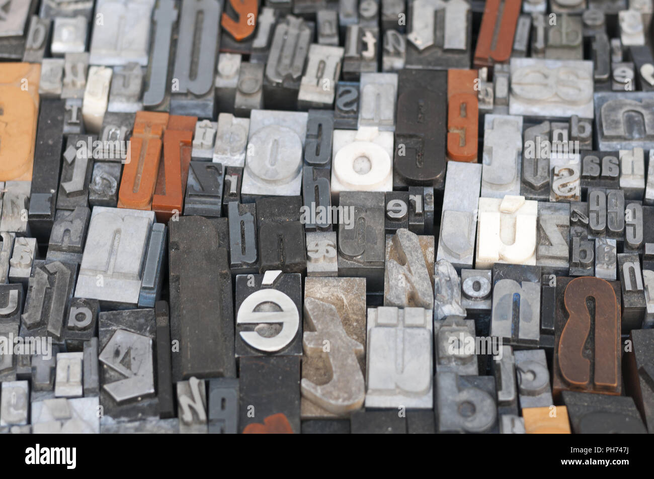 Abstract background of letters Stock Photo - Alamy