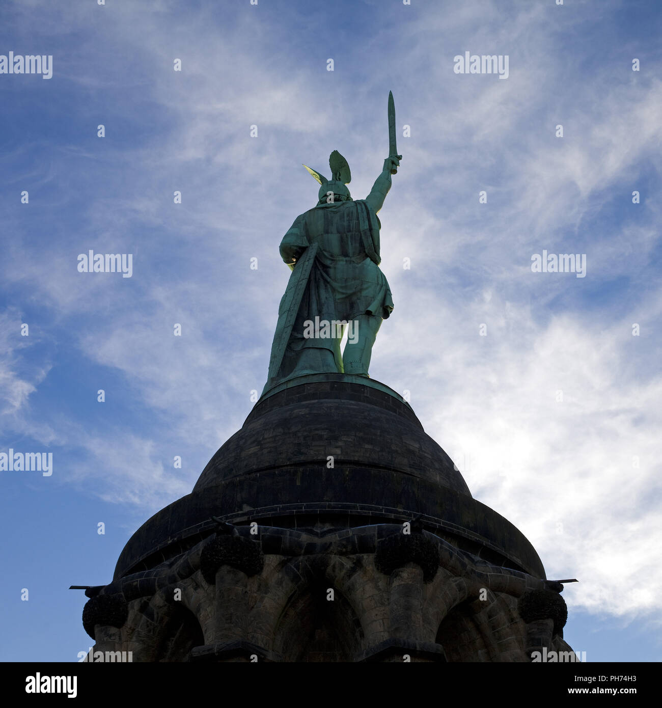 Hermannsdenkmal monument, Detmold, Germany Stock Photo