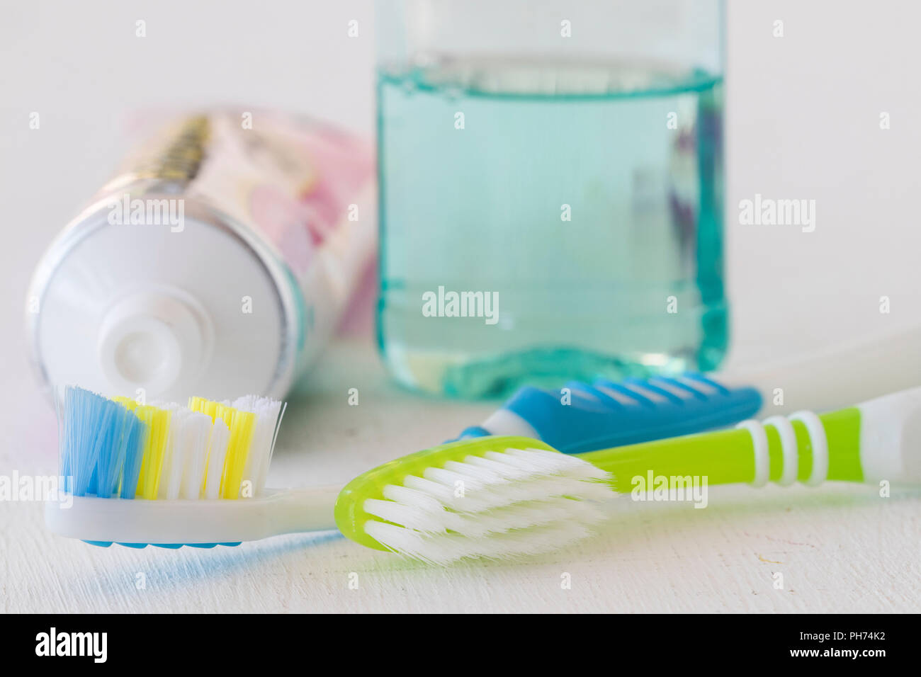 mouthwash toothbrush and toothpaste health care oral cavity on ...