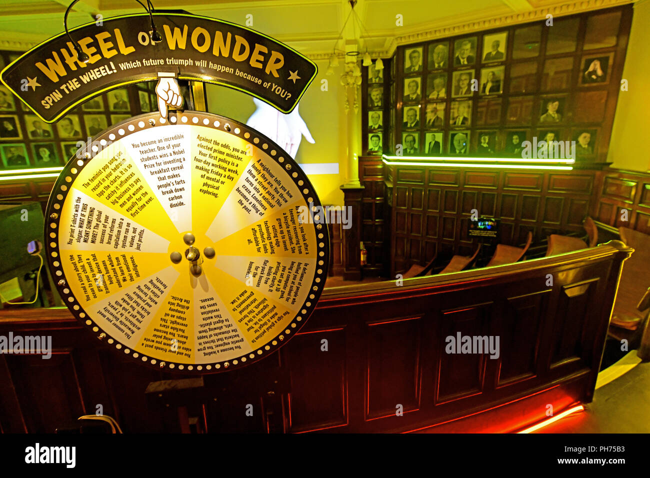 Newcastle upon Tyne Mining Institute lecture room Stock Photo Alamy