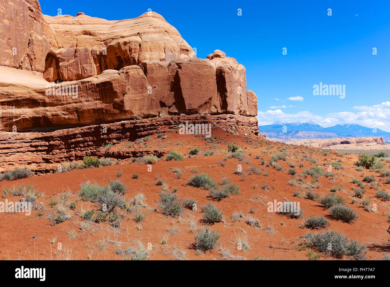 amazing rocks in arches national park Stock Photo - Alamy