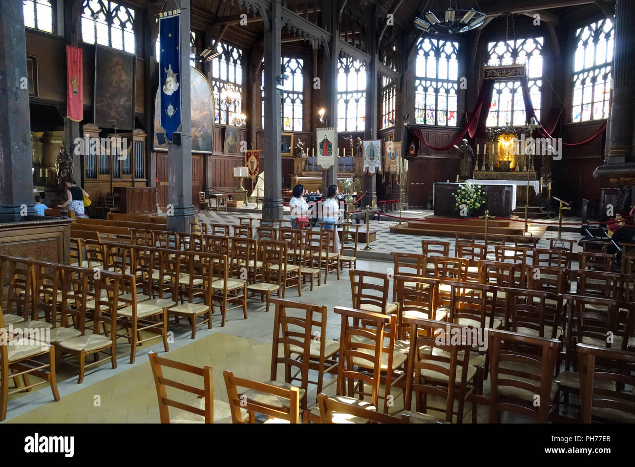 Saint Catherine's Church, Honfleur France Stock Photo Alamy