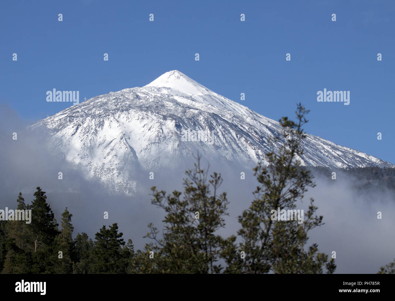 Pico del Teide from Tenerife, Spain, Canaries Stock Photo