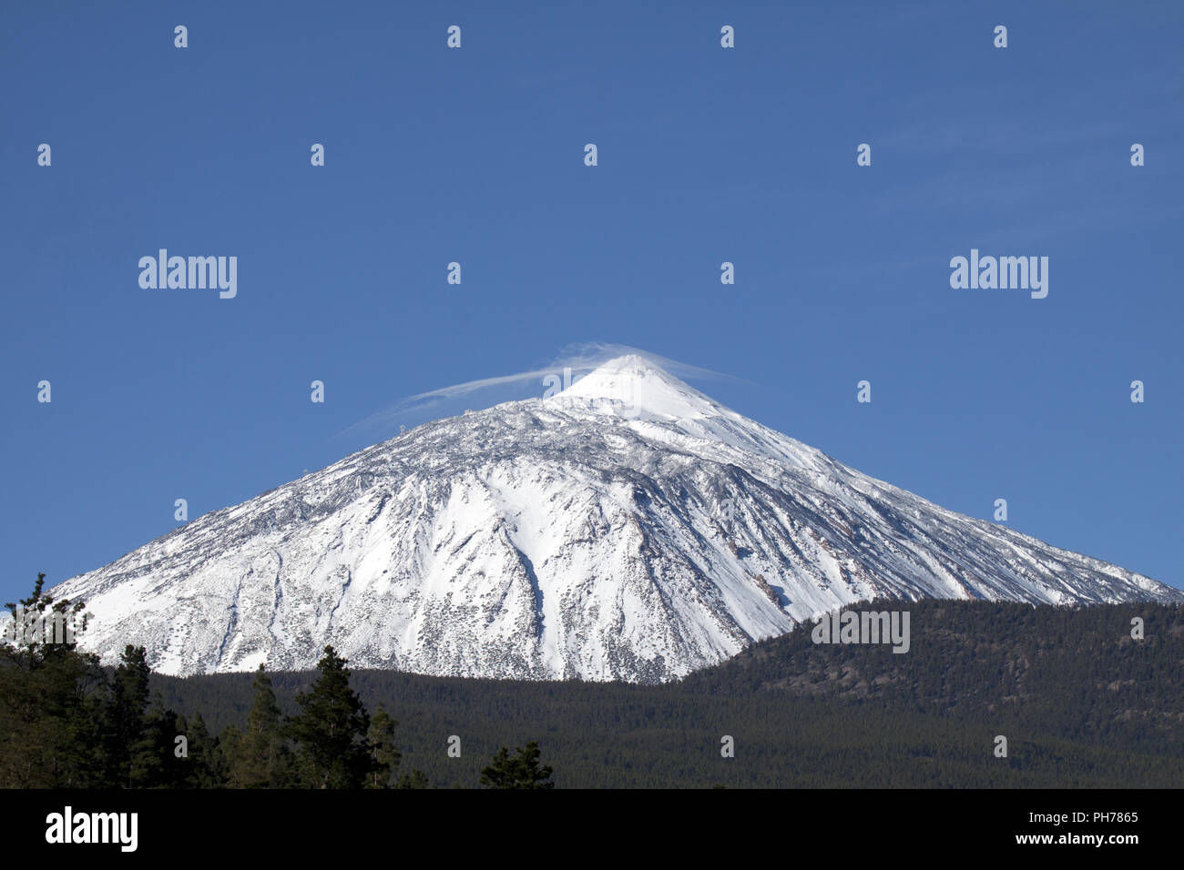 Pico del Teide from Tenerife, Spain, Canaries Stock Photo