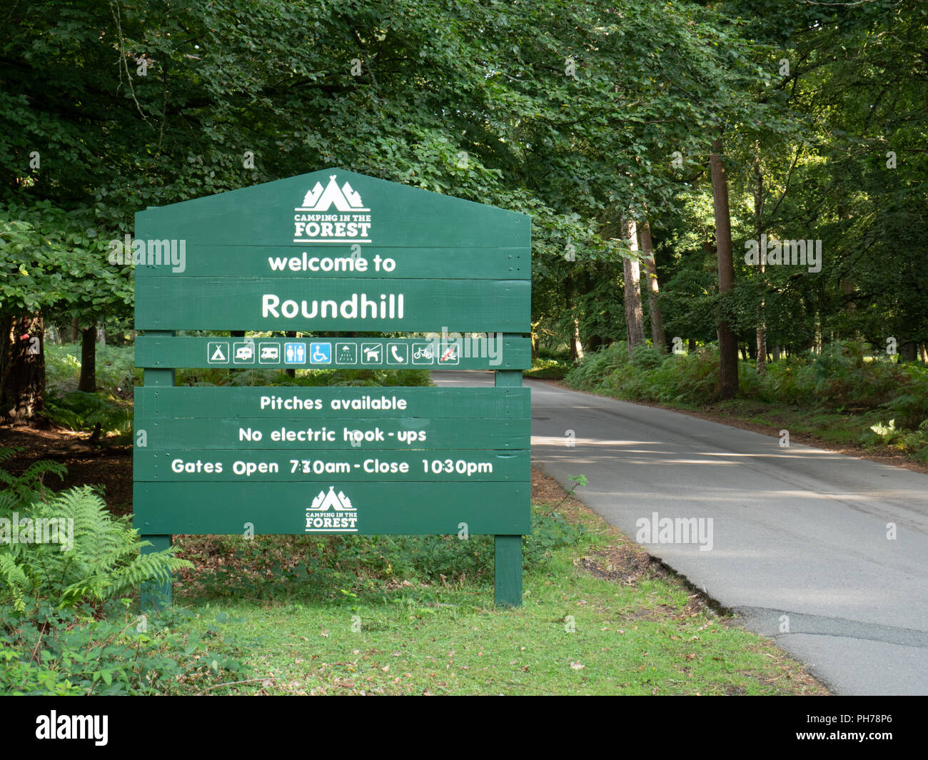 Roundhill campsite new forest hi res stock photography and images
