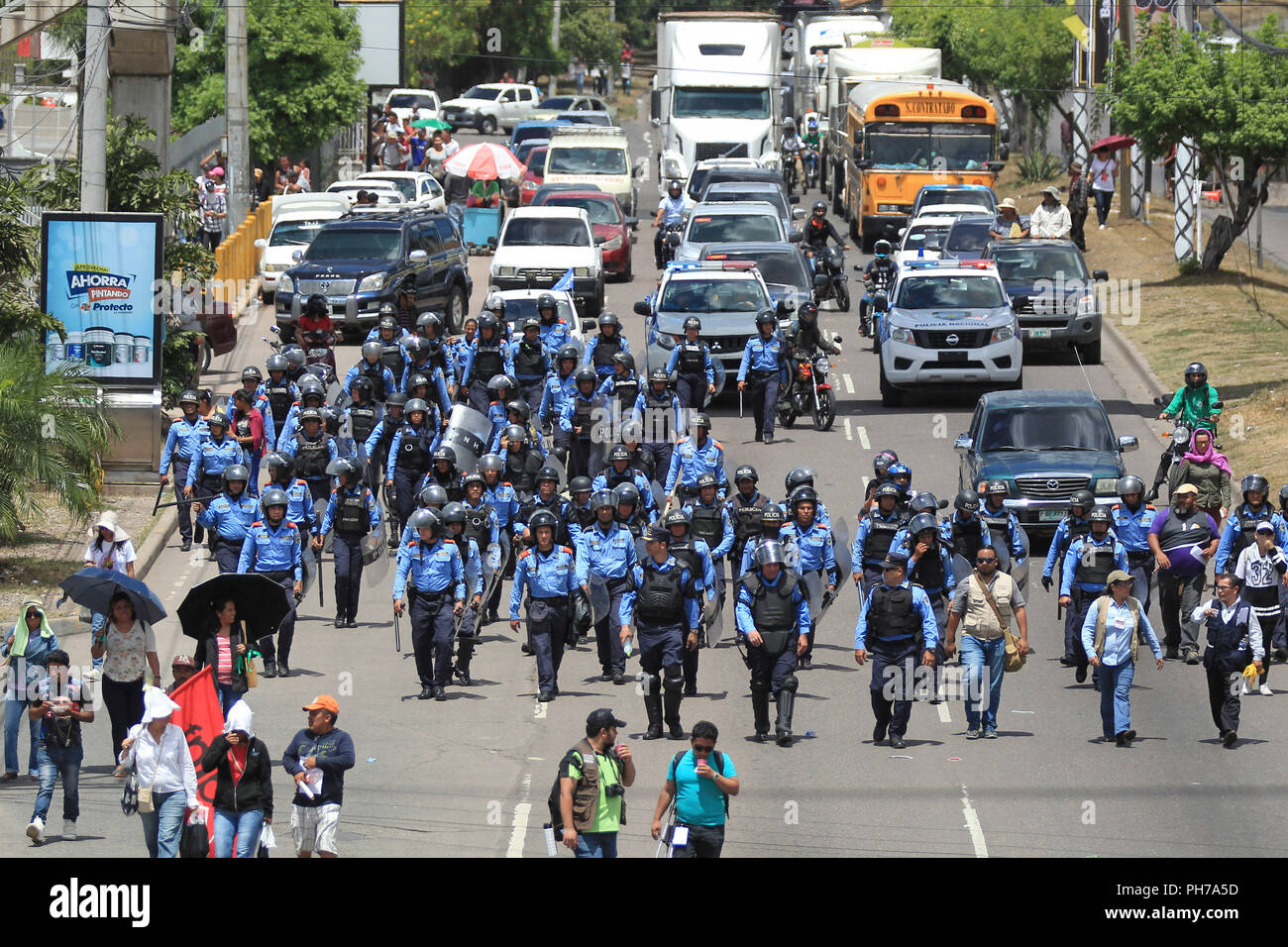 Tegucigalpa 2018 Honduras Protest Stock Photos & Tegucigalpa 2018