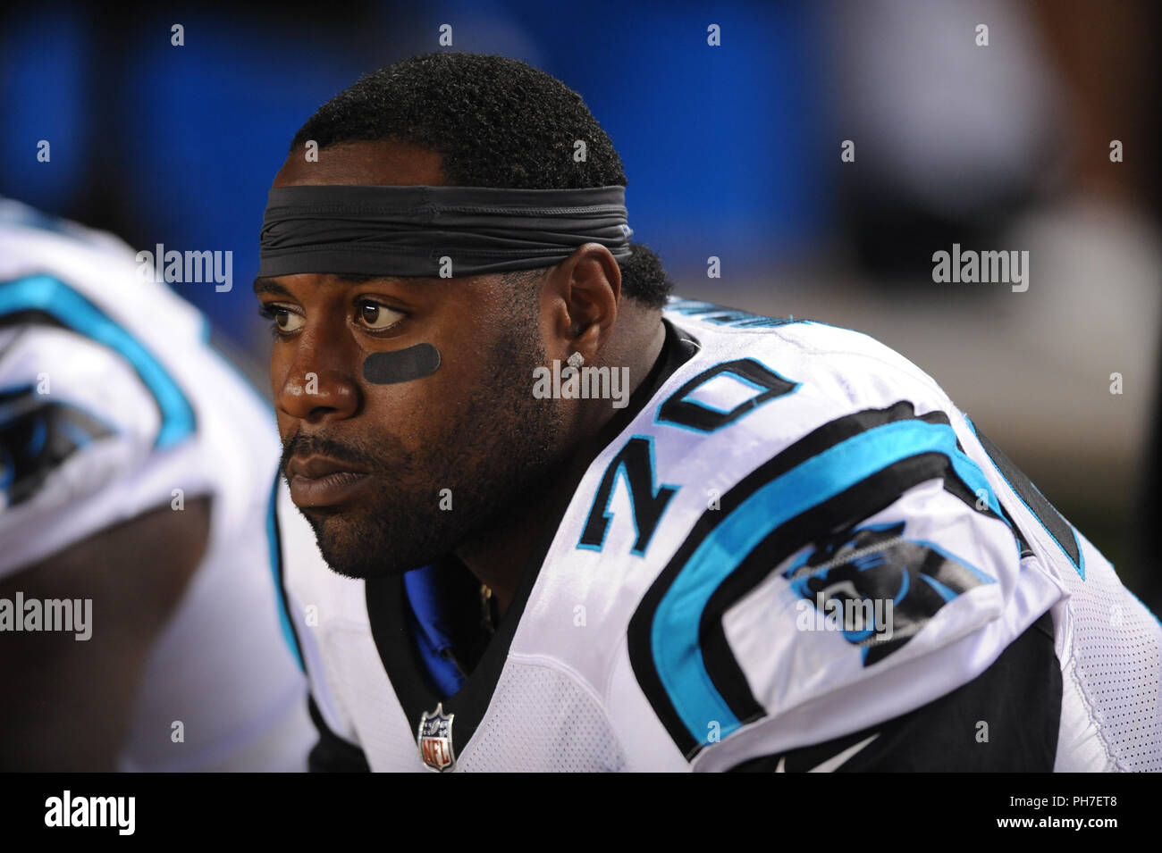 Pittsburgh, USA. 30th Aug 2018. August 30th, 2018: Panthers #70 Trai Turner  during the Pittsburgh Steelers vs Carolina Panthers game at Heinz Field in  Pittsburgh, PA. Jason Pohuski/CSM Credit: Cal Sport Media/Alamy