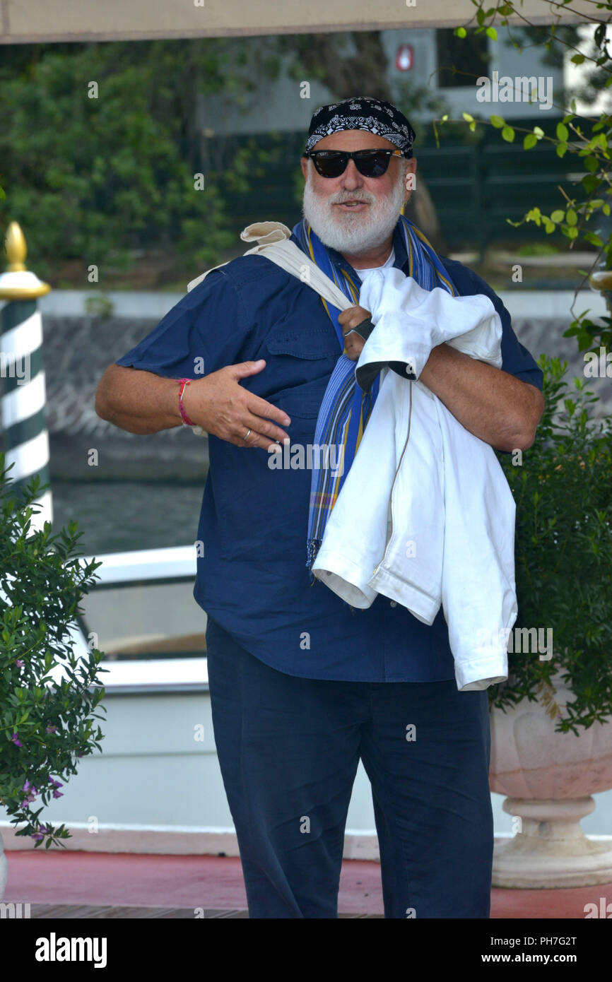 Venice, Italy. 31st Aug, 2018. 75th Venice Film Festival, Celebrity Sightings. Pictured: Bruce Weber Credit: Independent Photo Agency/Alamy Live News Stock Photo