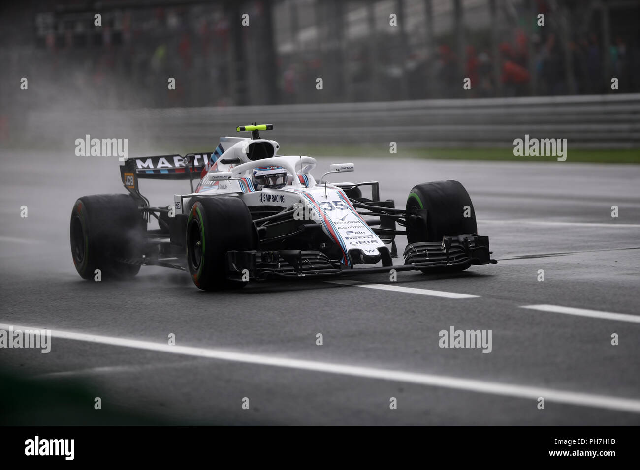 Monza, Italy. 31th August, 2018. Sergey Sirotkin Of Russia And.