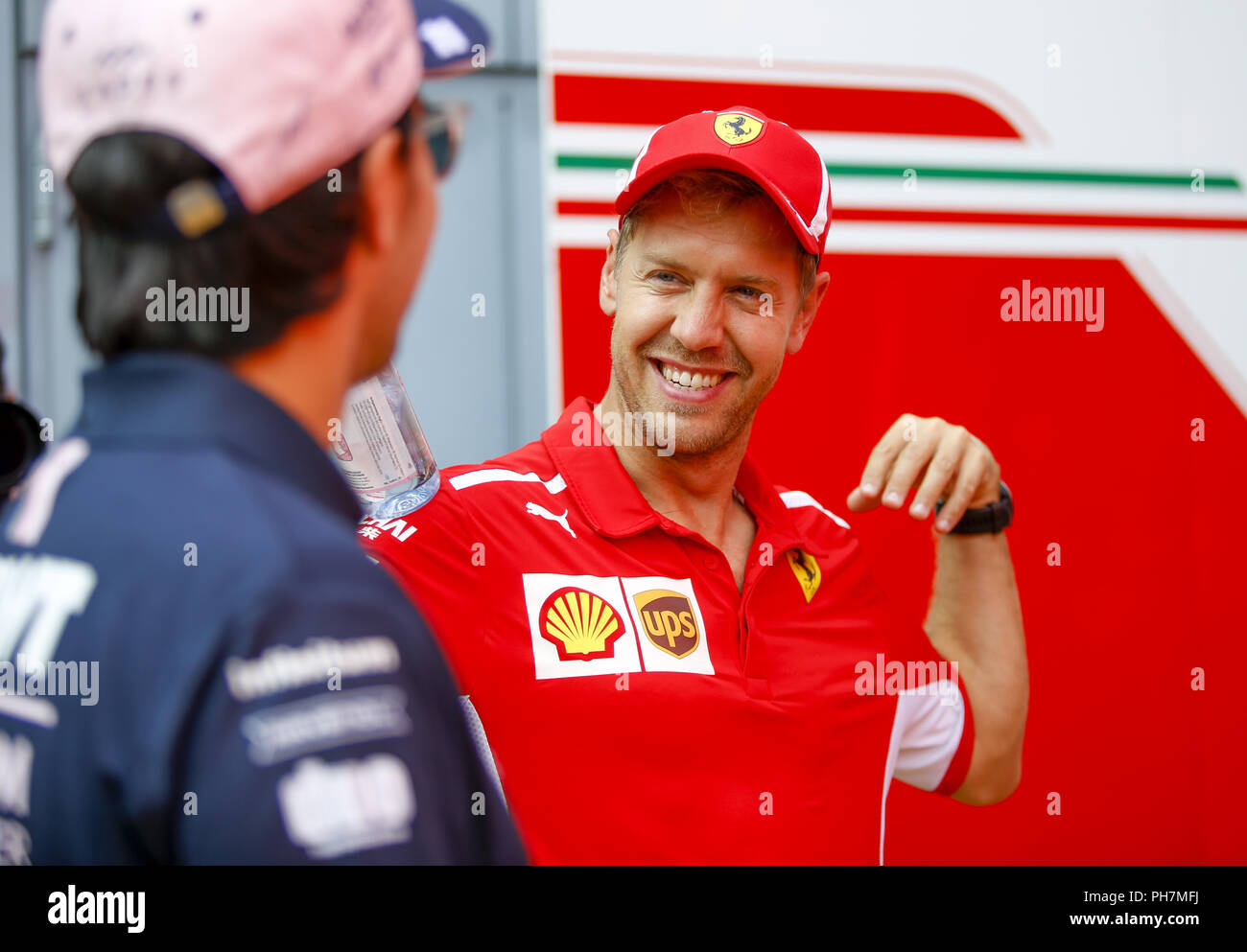 sergio perez sebastian vettel
