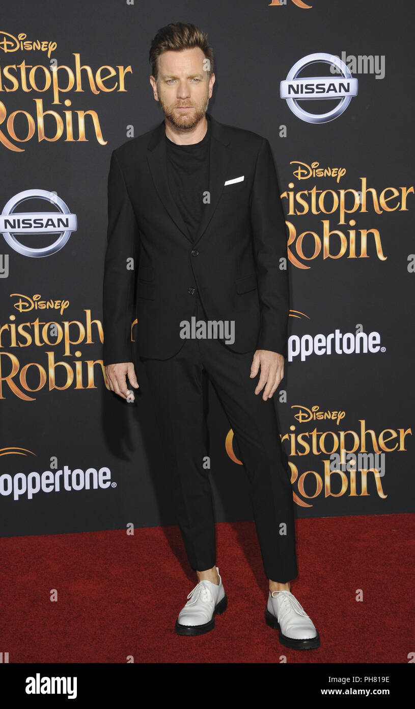 Film Premiere Christopher Robin Featuring: Ewan McGregor Where: Los ...