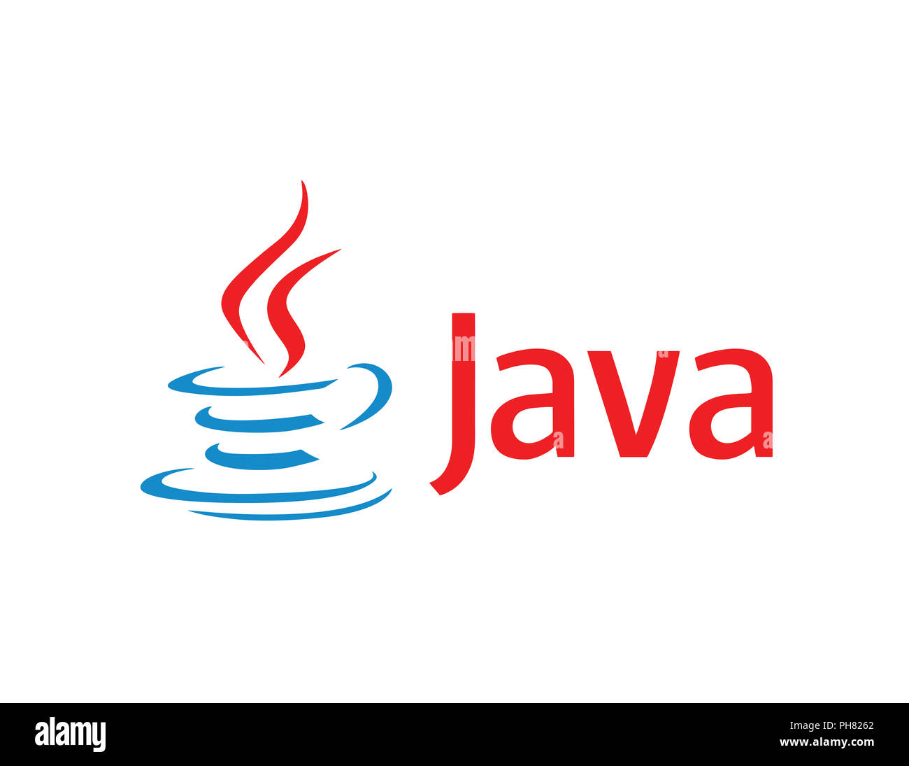 java logo illustration programming technology Stock Photo