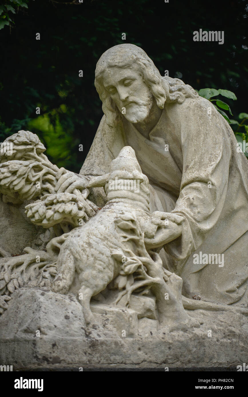 Jesus, Melaten-Friedhof, Aachener Strasse, Lindenthal, Koeln, Nordrhein-Westfalen, Deutschland Stock Photo