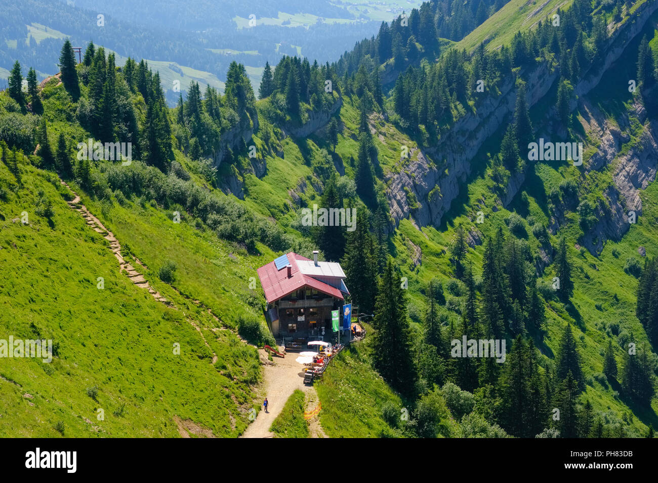 Staufner Haus Hochgrat Nagelfluhkette Allgau Alps Oberstaufen