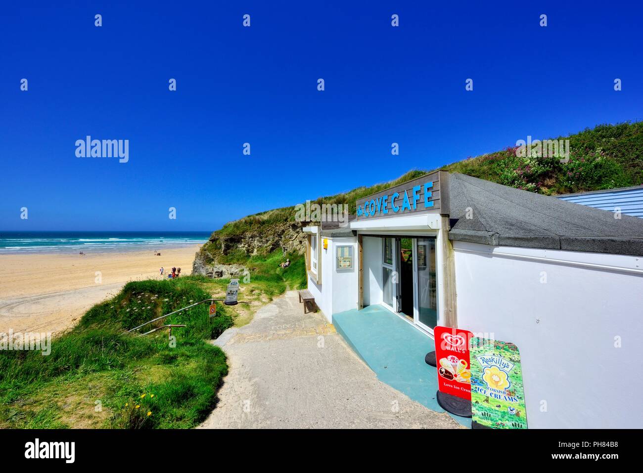 The cove cafe, Riviere Towans, Phillack, Hayle,cornwall,England,UK