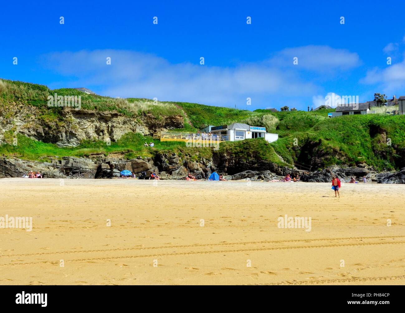 Riviere Towans beach, Phillack, Hayle,cornwall,England,UK Stock Photo