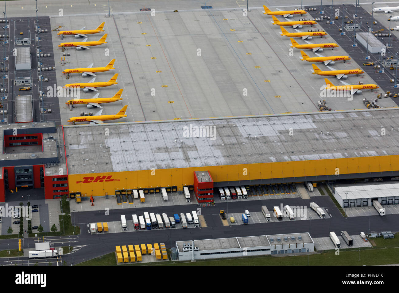 DHL Hub Leipzig GmbH. Stock Photo