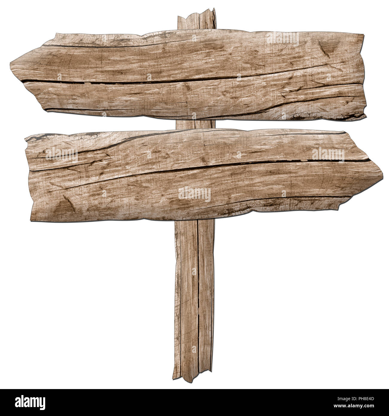 old wooden sign board arrow Stock Photo - Alamy