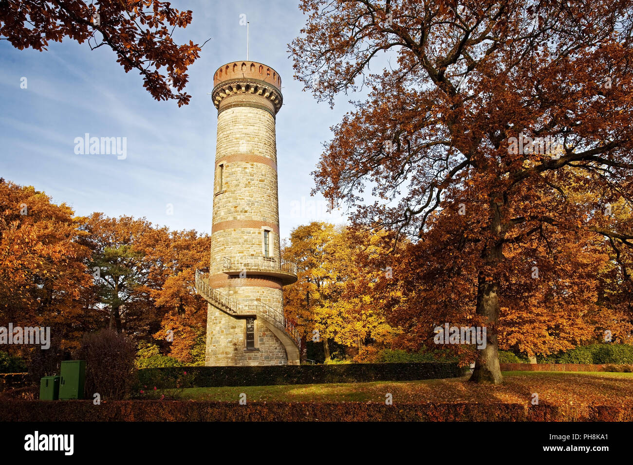 Toelleturm, autumn, Wuppertal Stock Photo