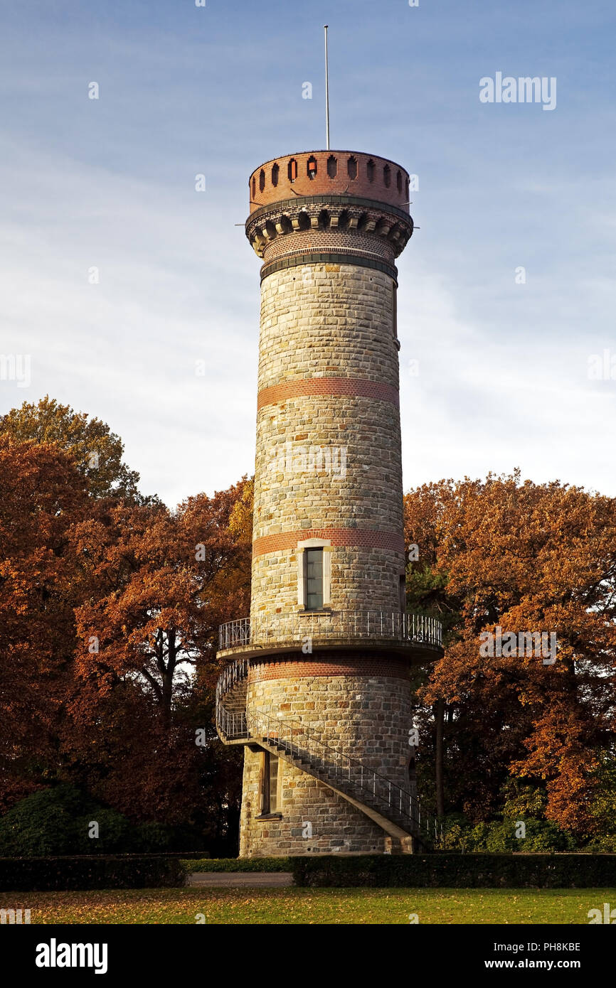 Toelleturm, autumn, Wuppertal Stock Photo