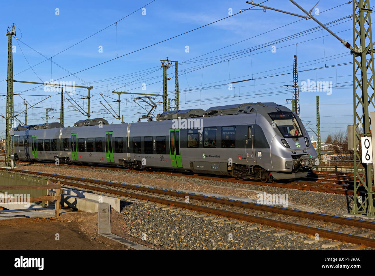 Bombardier Talent 2 der S-Bahn Mitteldeutschland. Stock Photo