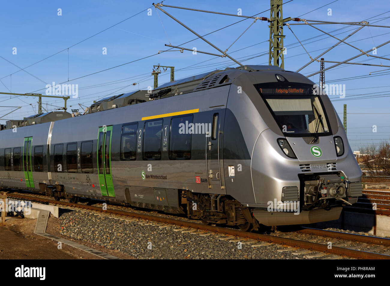 Bombardier Talent 2 der S-Bahn Mitteldeutschland. Stock Photo