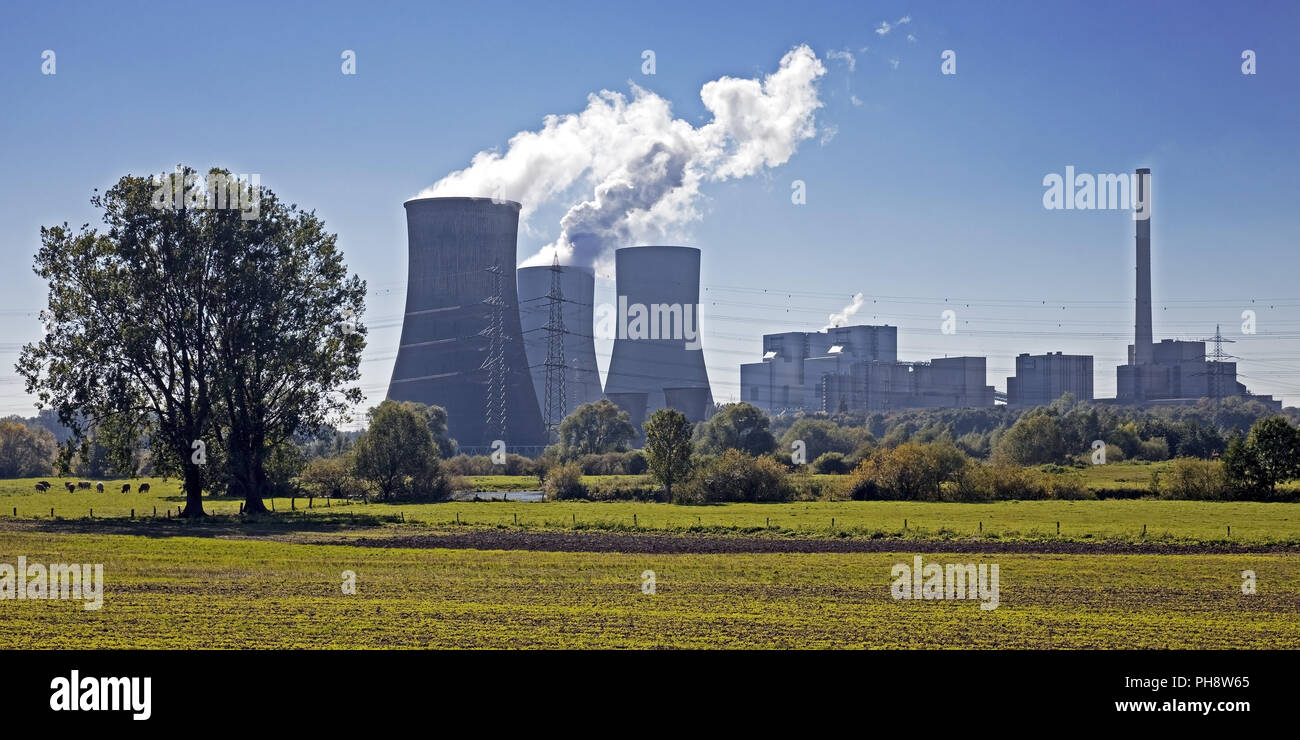 coal-fired power station Westfalen, Hamm Stock Photo - Alamy