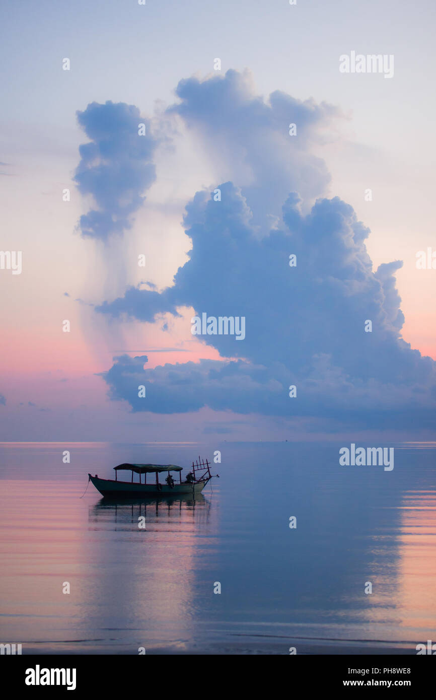 Evening on Koh Rong Samloem Island, Cambodia Stock Photo - Alamy