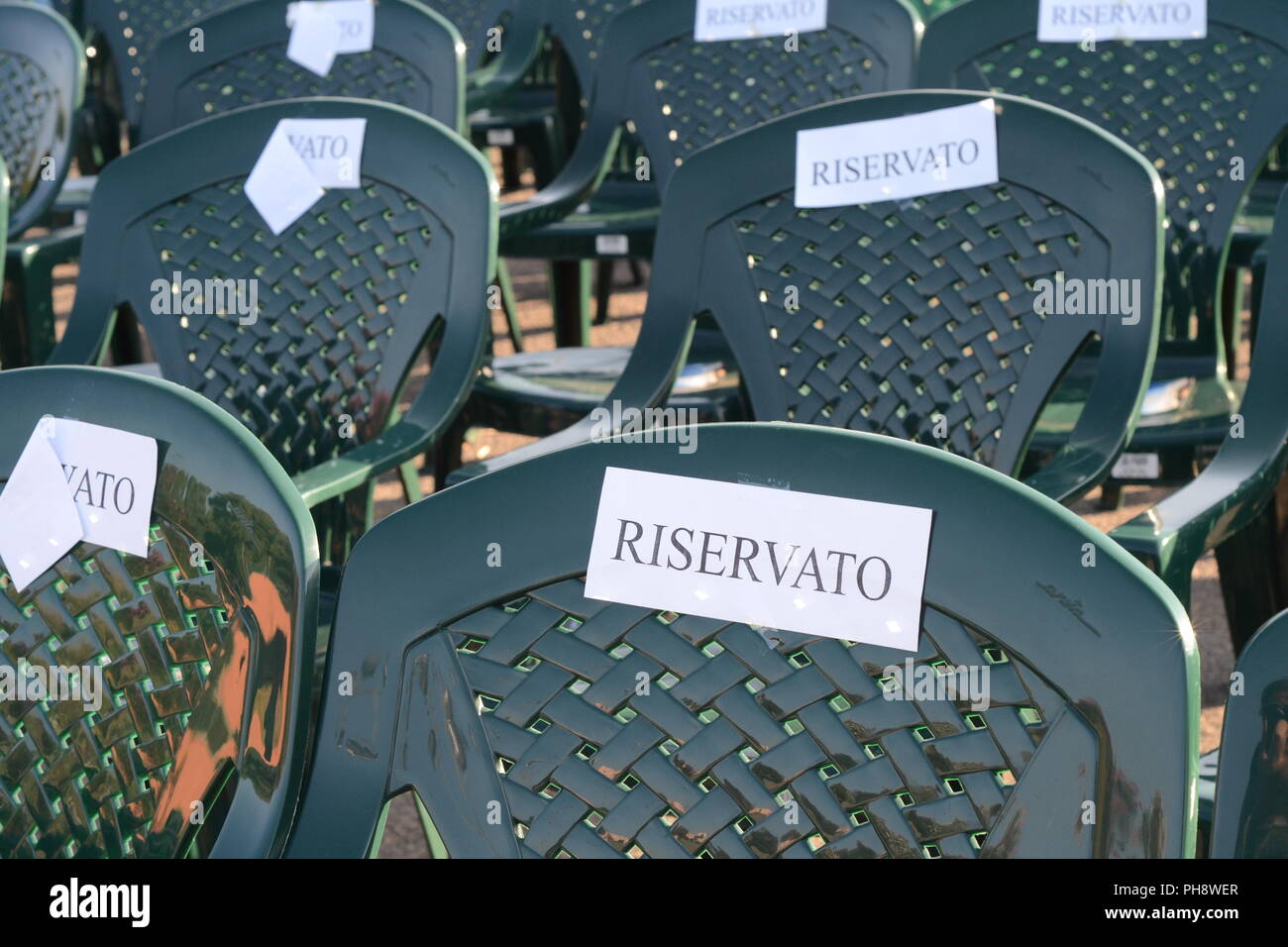 Reserved seat hi-res stock photography and images - Alamy