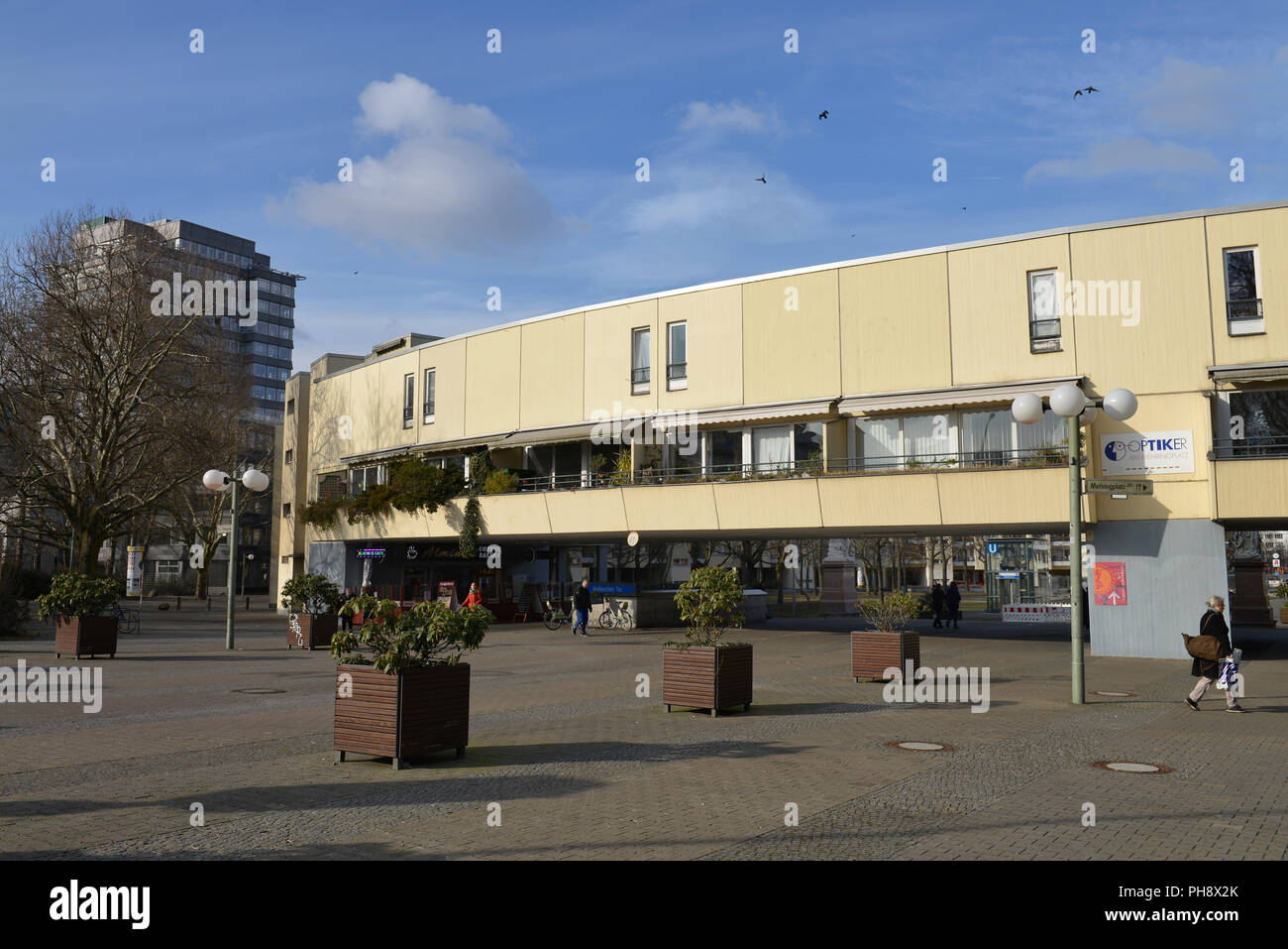 Wohnungen, Mehringplatz, Kreuzberg, Mitte, Berlin, Deutschland Stock Photo