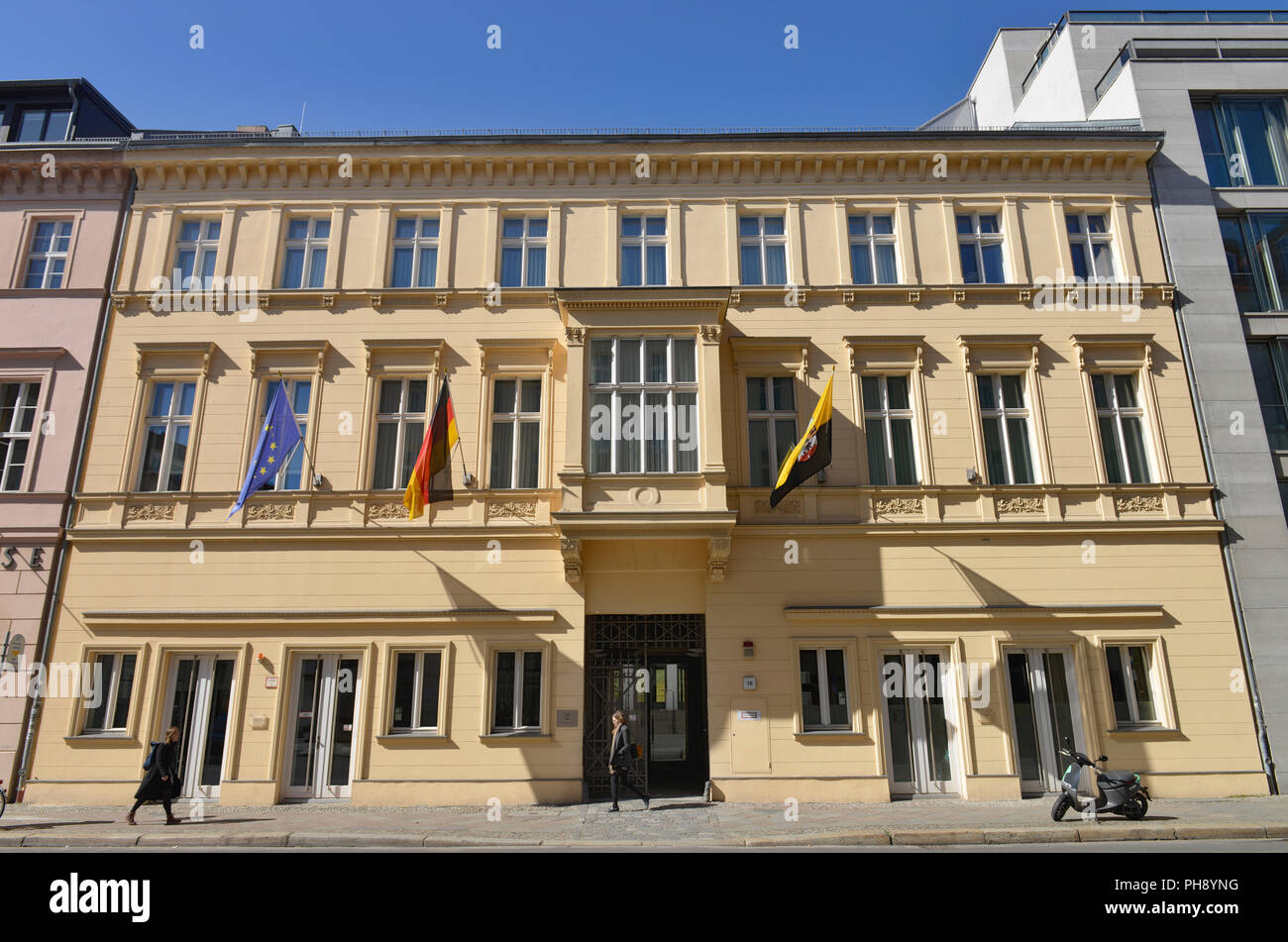 Landesvertretung Sachsen-Anhalt, Luisenstrasse, Mitte, Berlin, Deutschland Stock Photo - Alamy