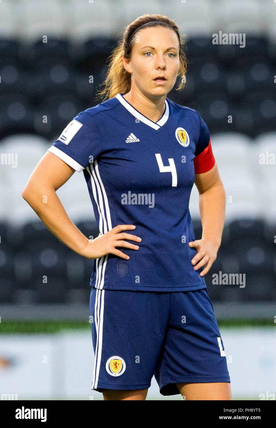 Scotland's Rachel Corsie during the Women's World Cup Qualifying match