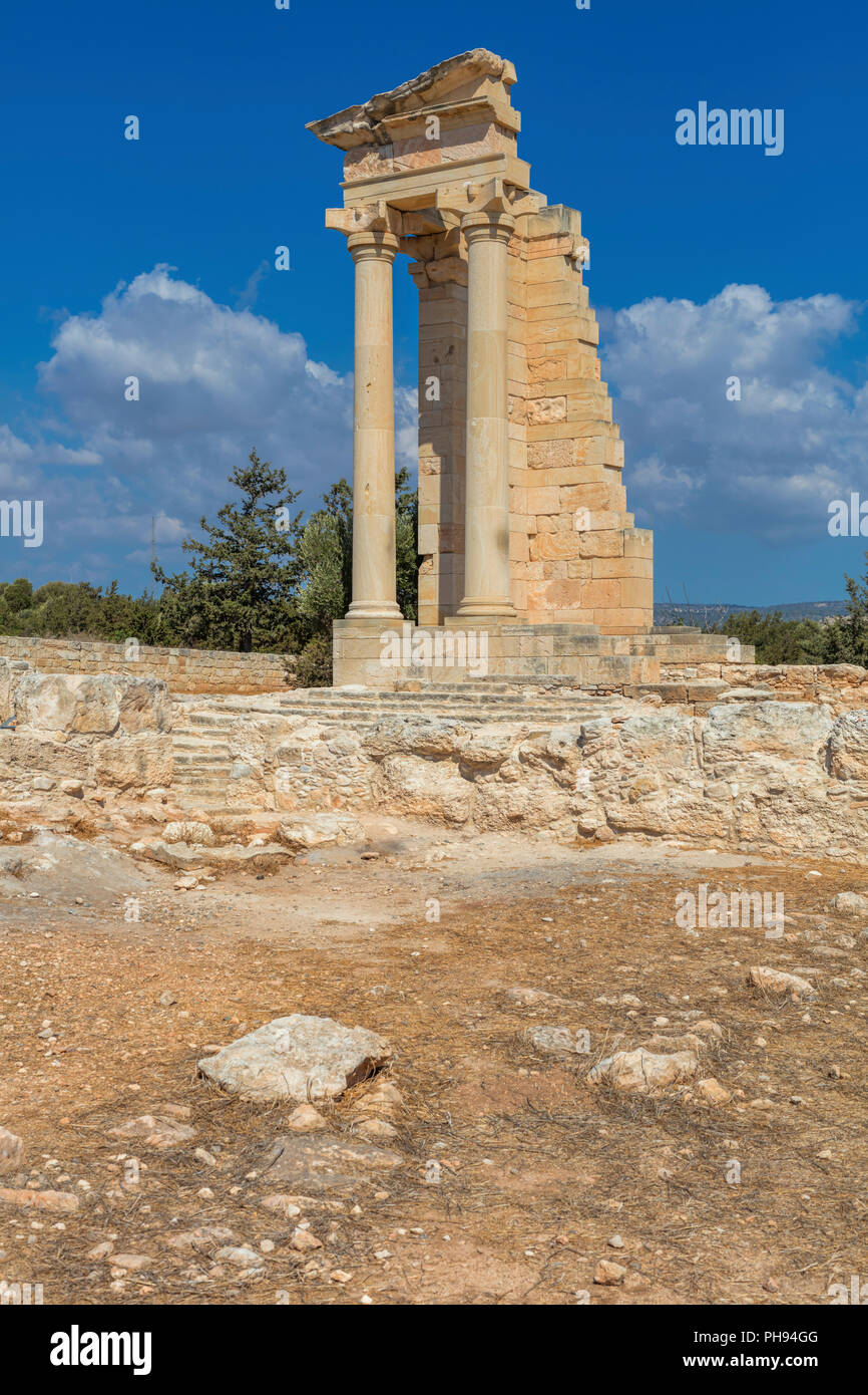 Temple of Apollo Hylates, ancient Greek city Kourion, near Limassol