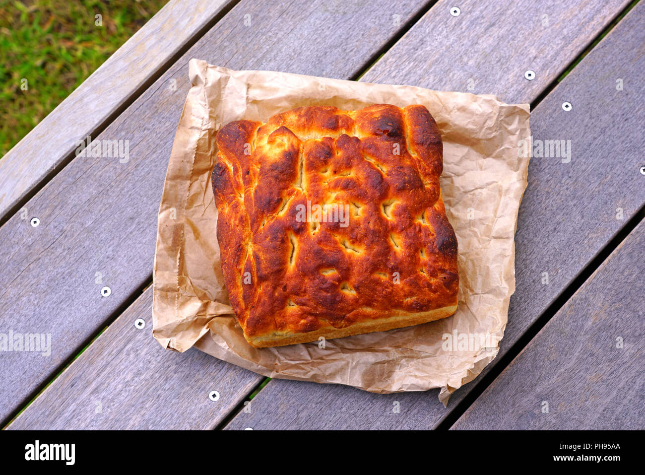 Fresh sourdough potato Maori bread (rewena), a New Zealand specialty
