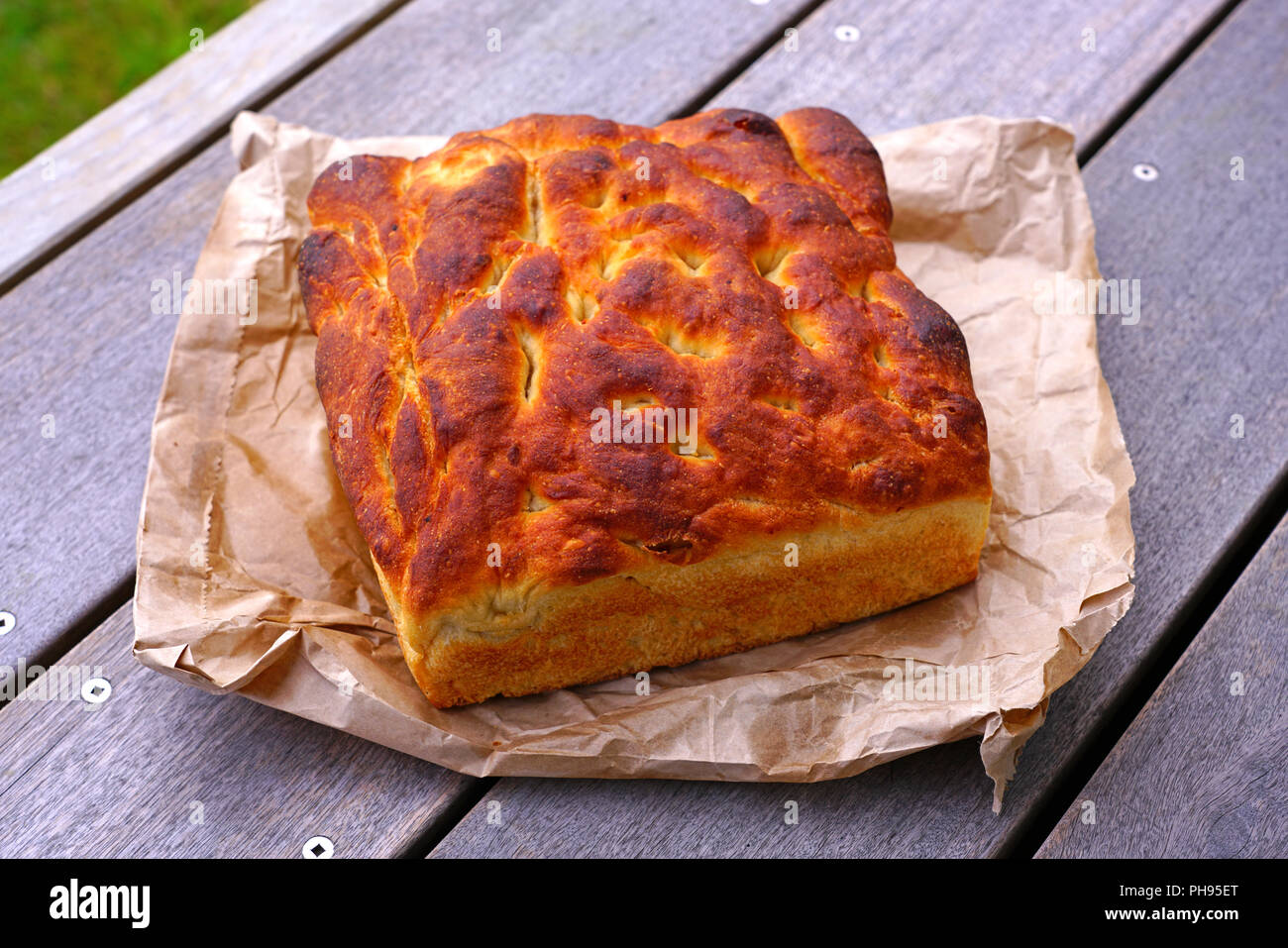 Fresh sourdough potato Maori bread (rewena), a New Zealand specialty