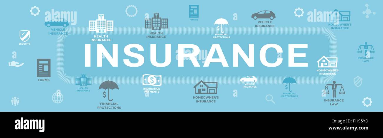 Insurance Web Header Banner That Covers Homeowners Medical Life