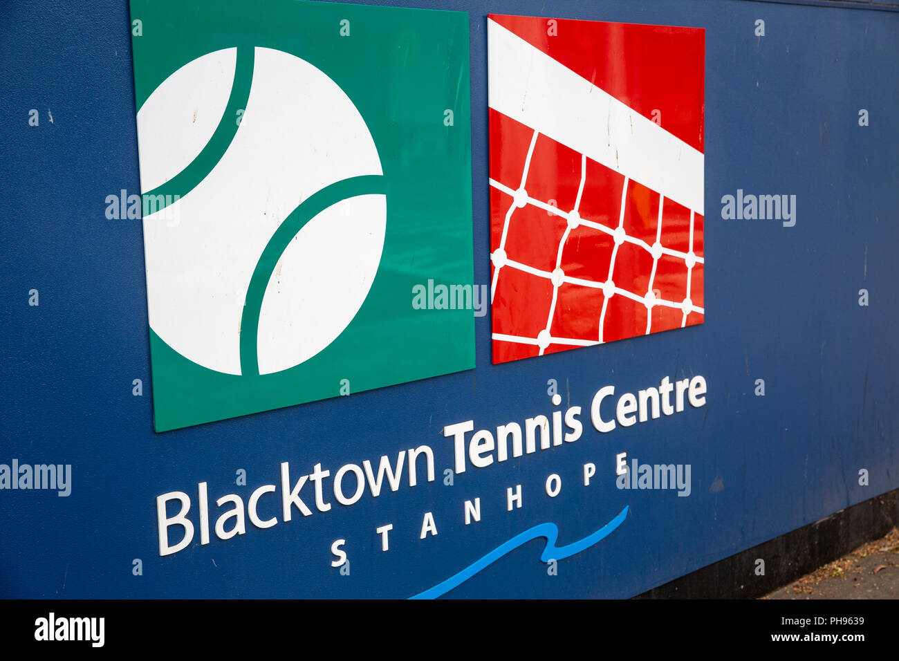 Blacktown tennis centre in Stanhope,Sydney,Australia Stock Photo