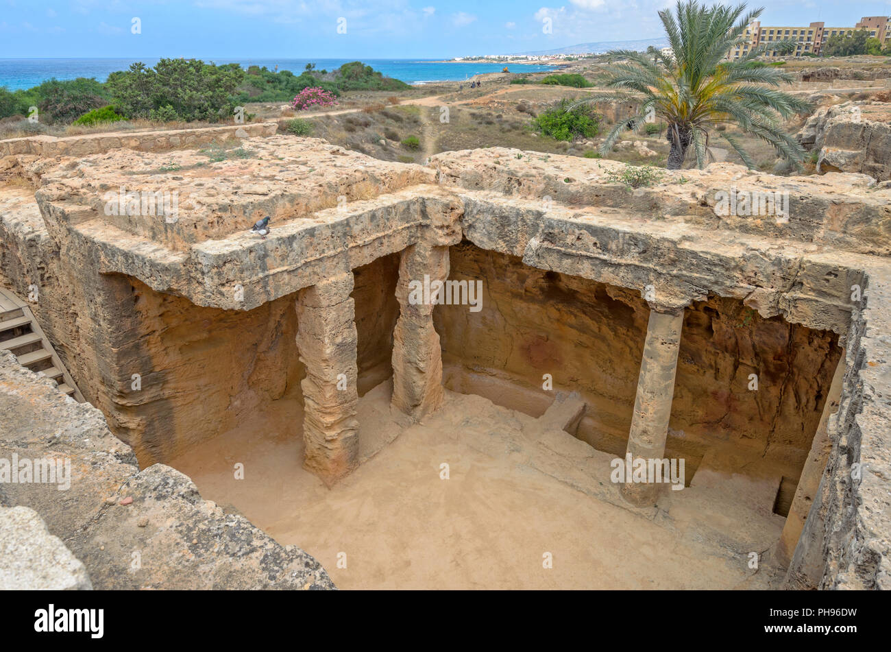 Archaeological museum in Paphos on Cyprus Stock Photo