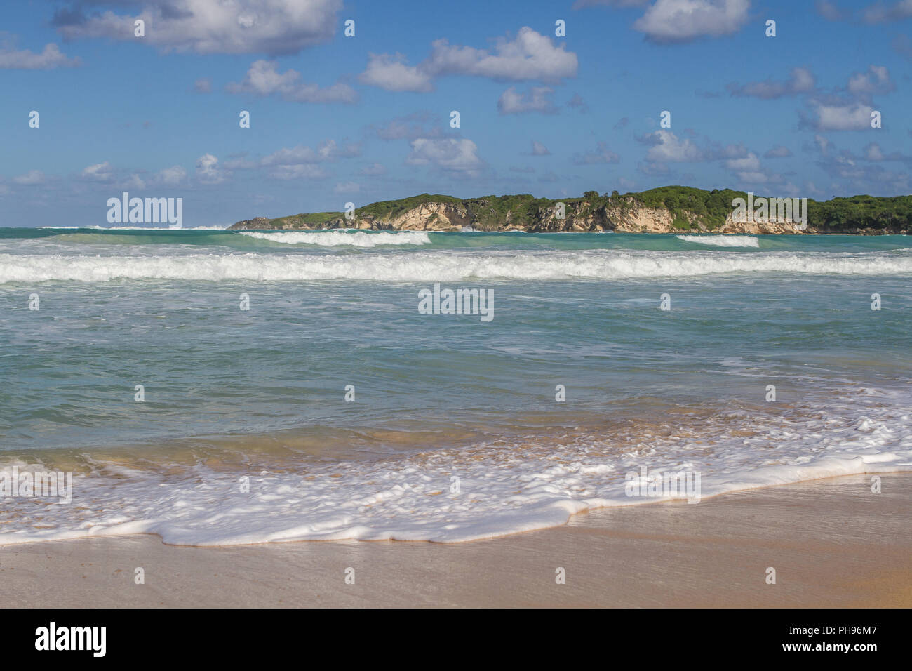 the coast with sandy beaches Stock Photo