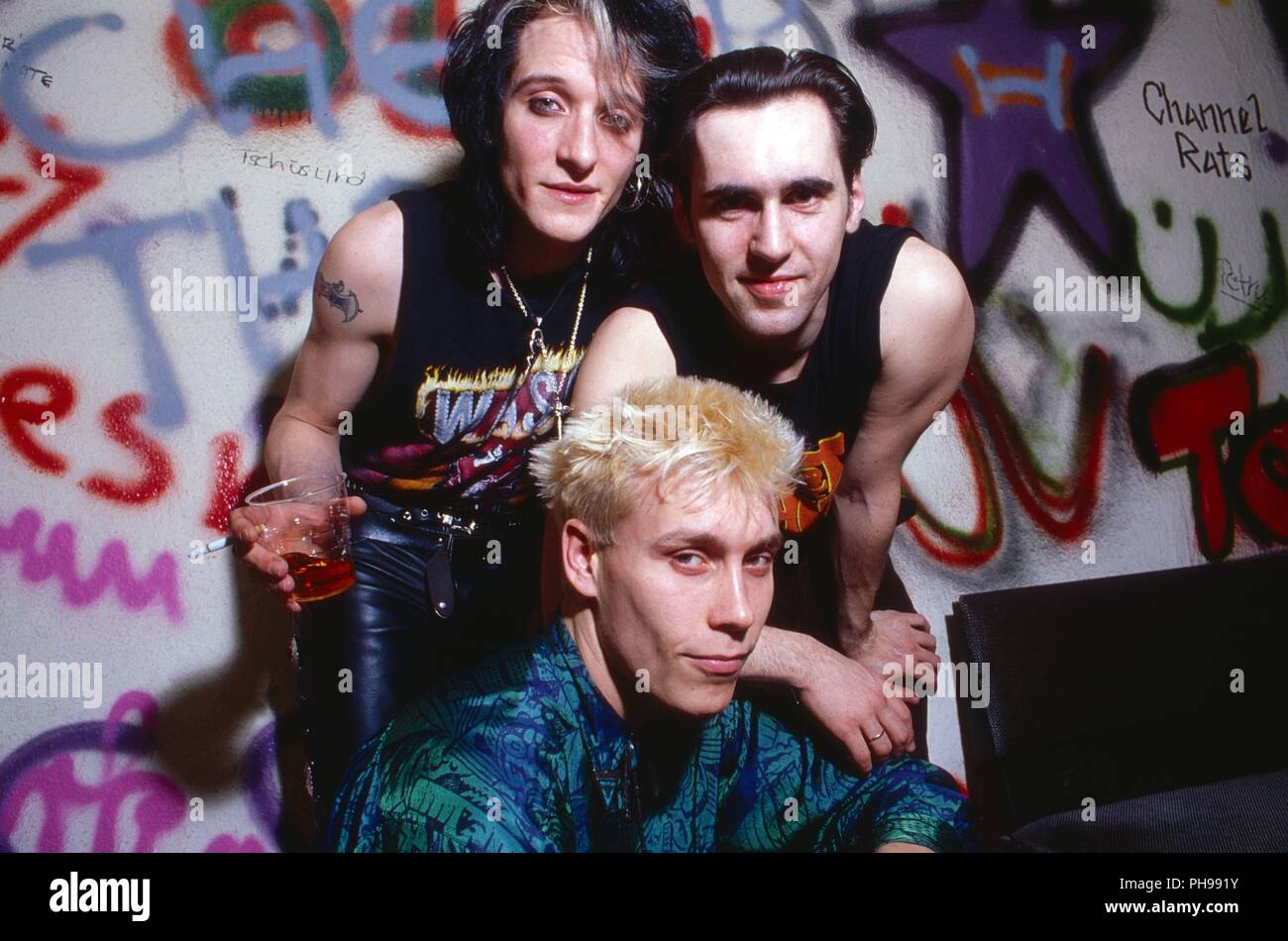 Punk band 1987 hi-res stock photography and images