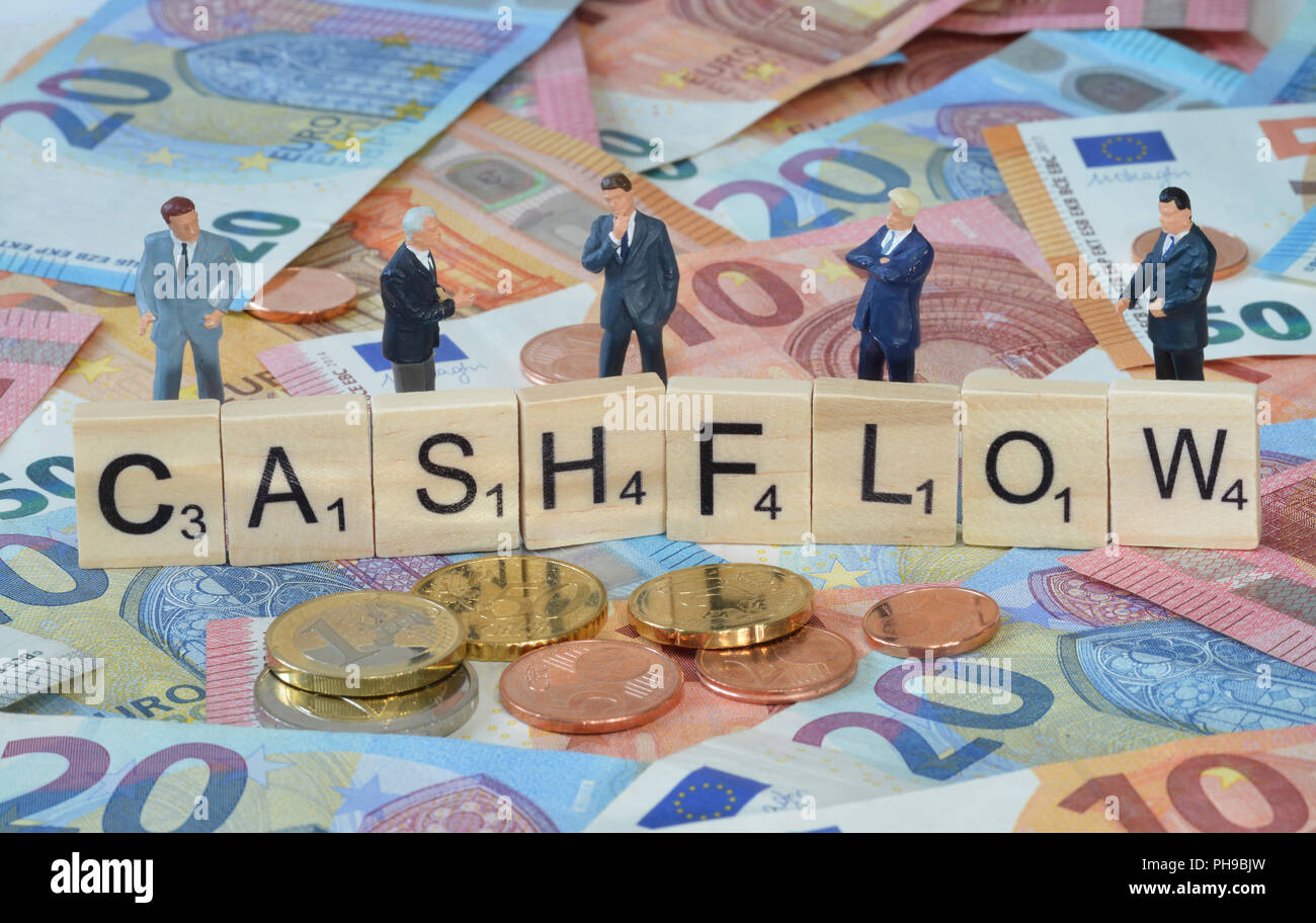 Symbolfoto Wirtschaftsbegriff Cashflow Stock Photo
