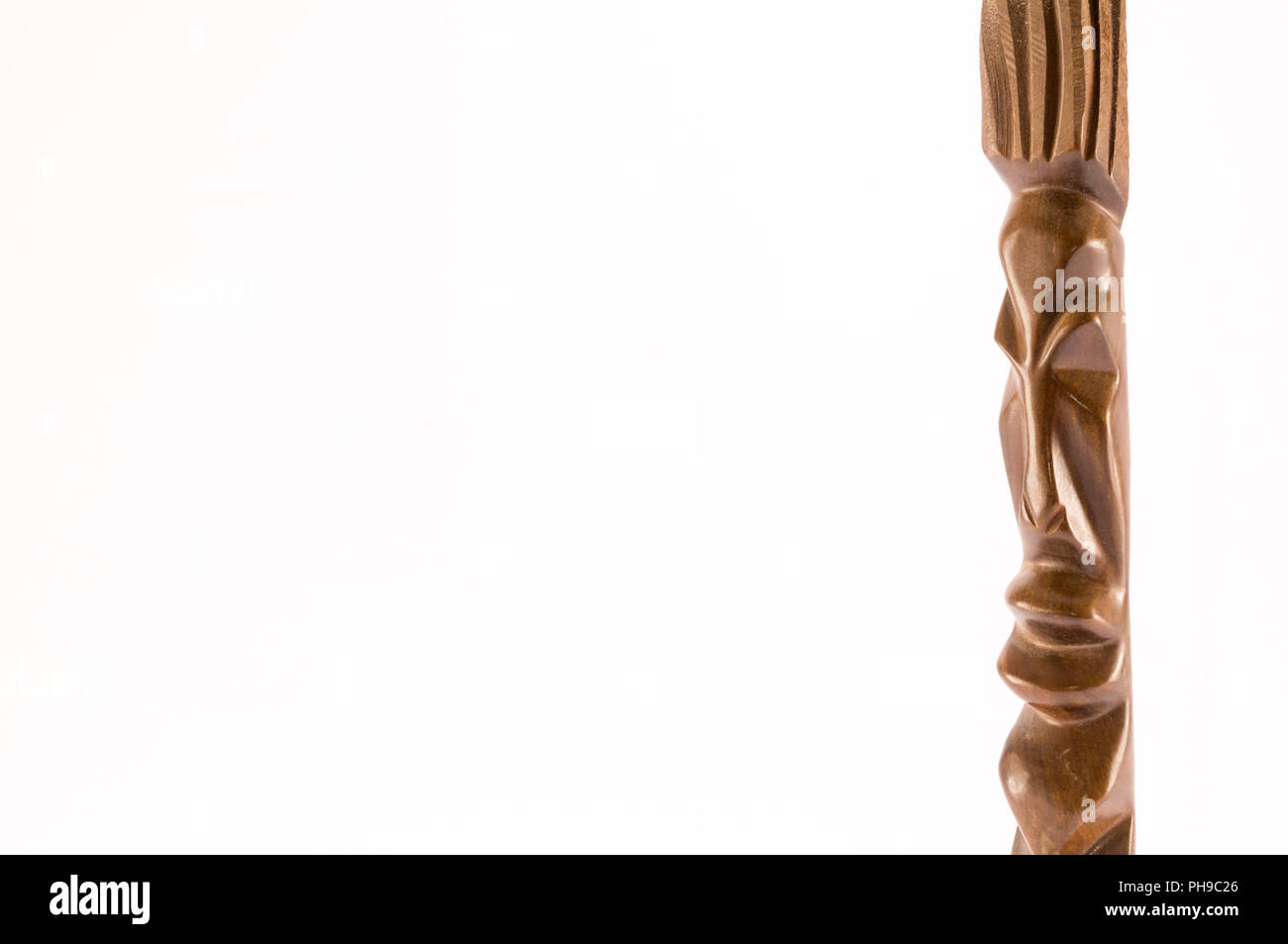 African traditional wooden Statue Stock Photo