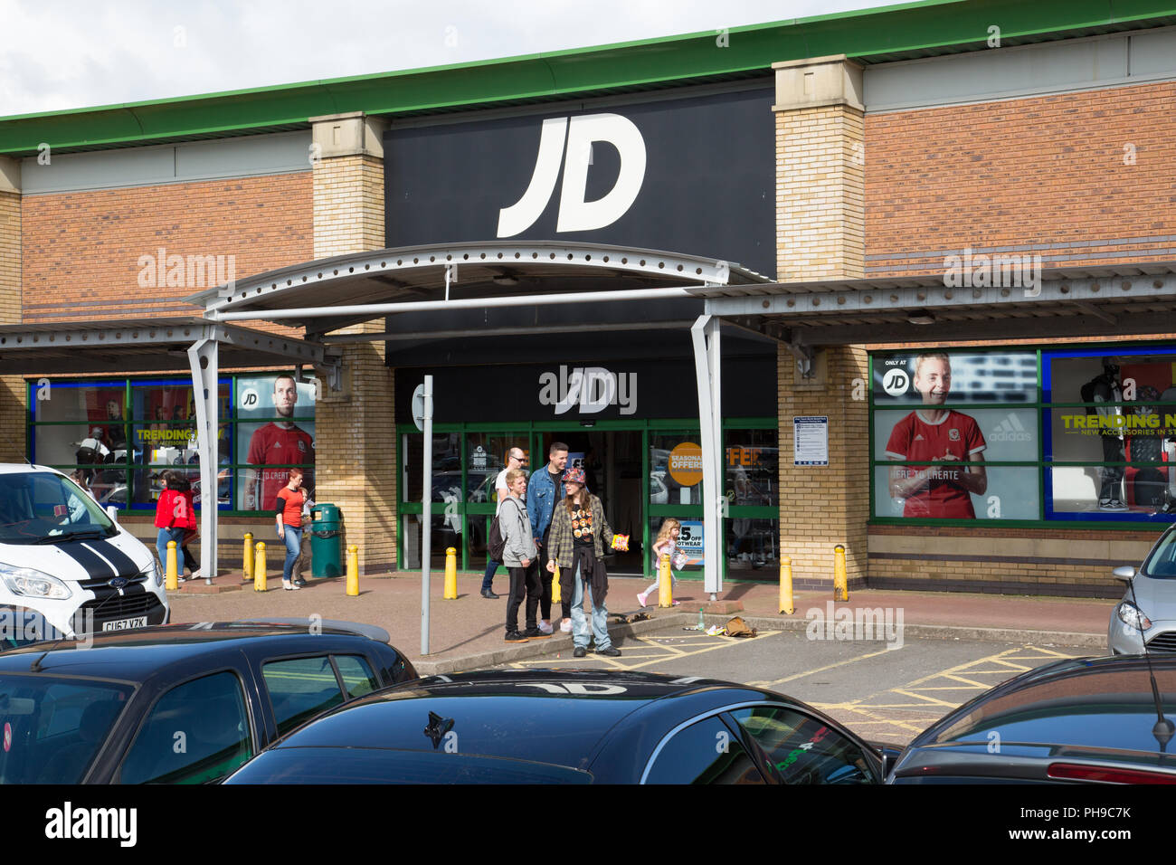 JD Sports, Parc Tawe North Retail Park, Swansea Stock Photo