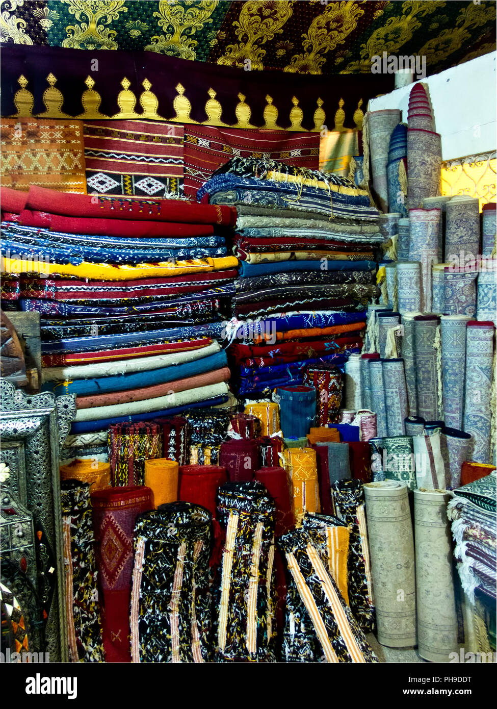 Souk in Agadir, Morocco Stock Photo