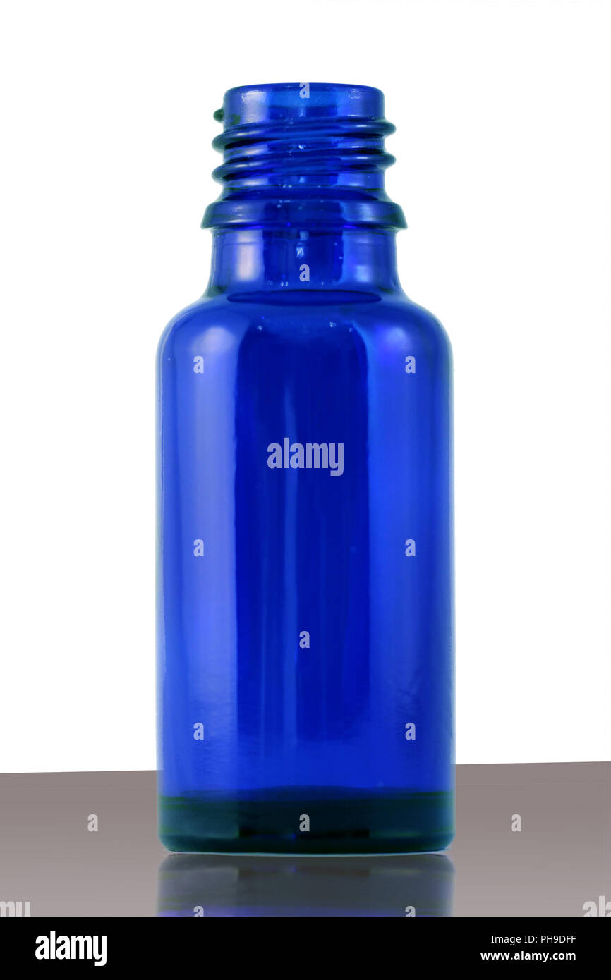 blue bottle Stock Photo